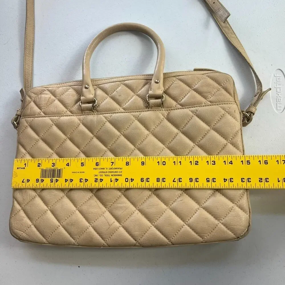 Kate Spade New York Bag Gold Coast Janine Laptop Carrier In Beige
